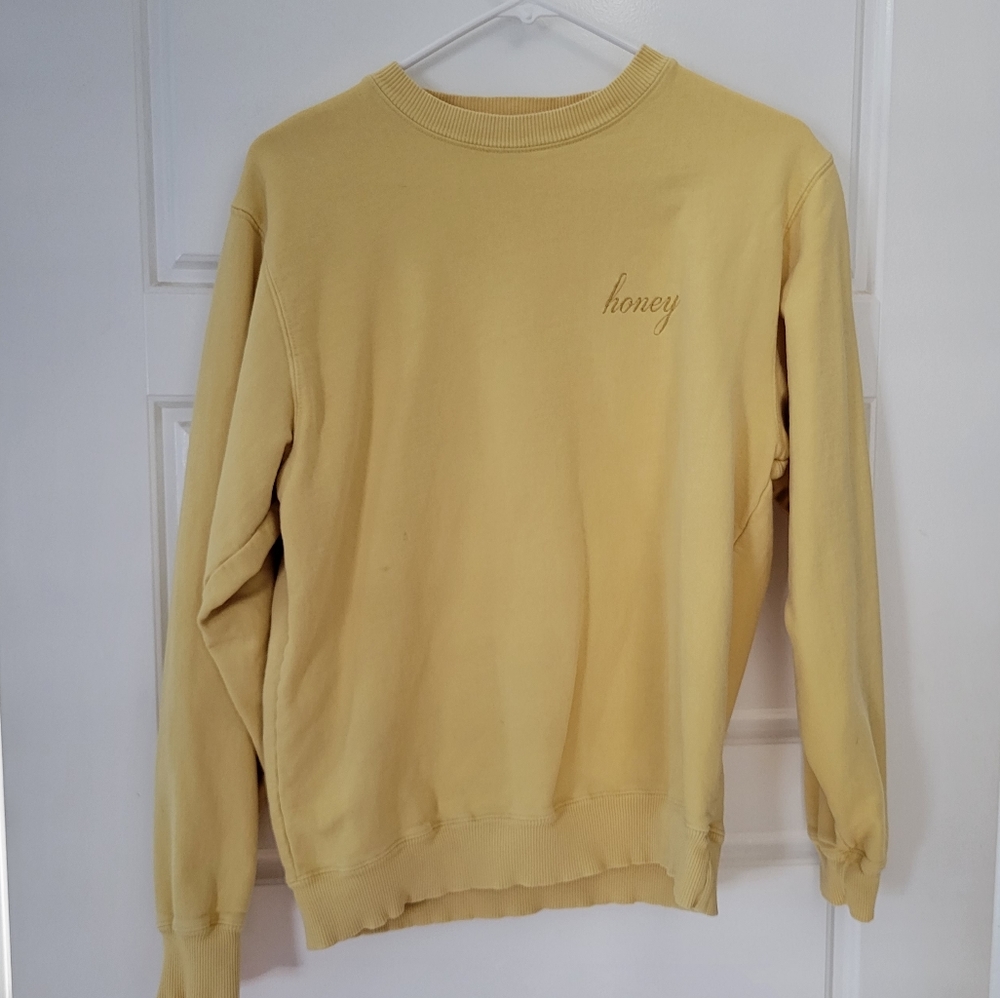 Brandy Melville Honey Crewneck
